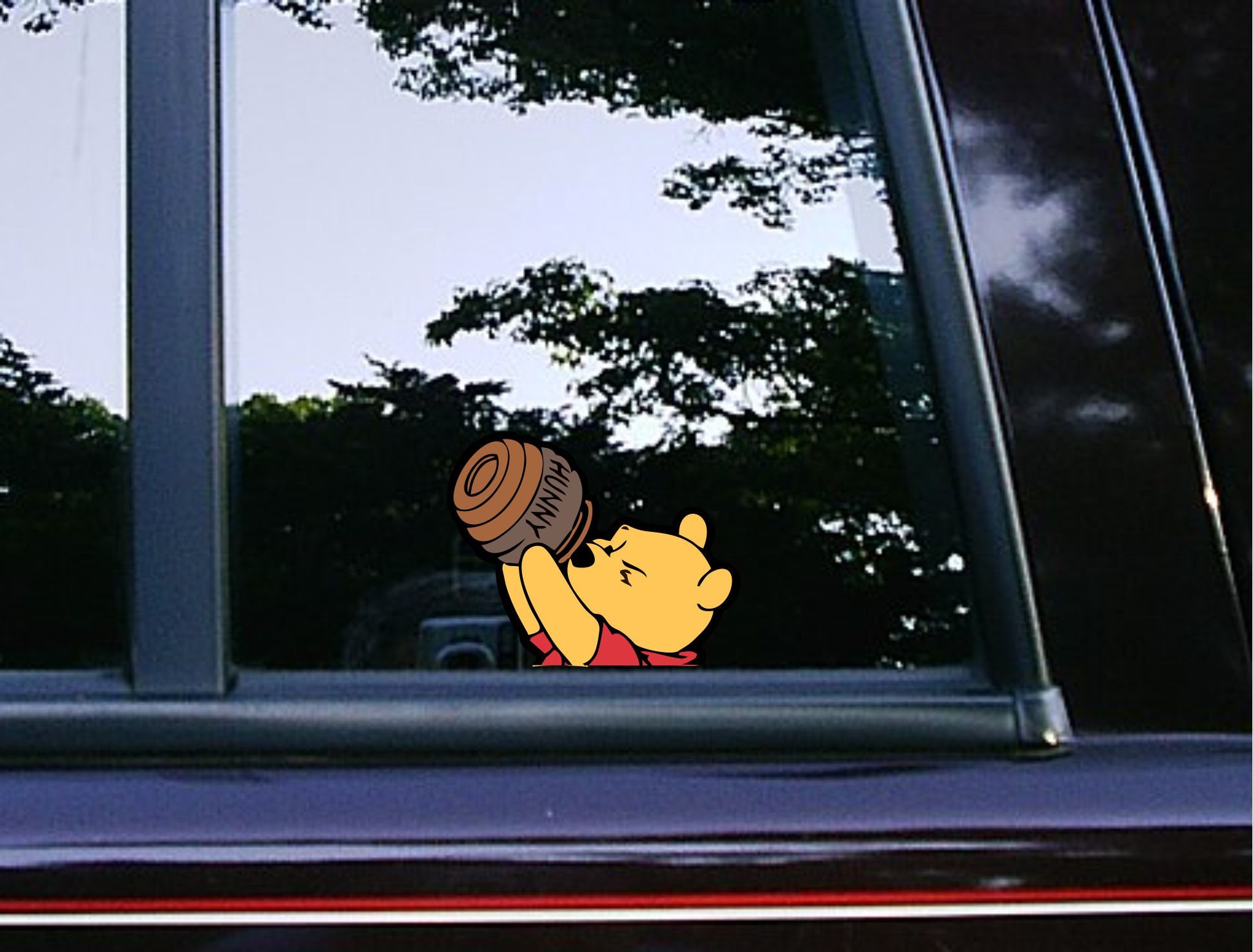 Buy Pooh Car Decal Online In India Etsy India