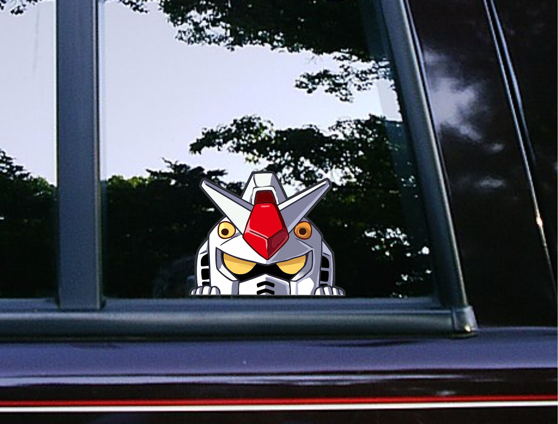 Gundam car decal deals