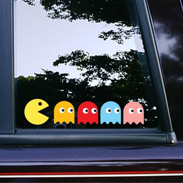 Pacman | Ms. or Mr | Video Games | Retro Gaming | Car Decals | Anime | Family | Android | iPad | Funny | Console | Vinyl stickers