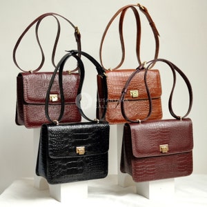 Nusantara Jacqueline Rindsleder Handtasche, Echtleder Tasche, Damen Schultertasche, tägliche Schultertasche, Ledertaschen