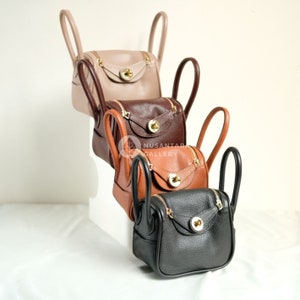 Nusantara Hailey Rindsleder Handtasche, Echtleder Tasche, Damen Schultertasche, tägliche Schultertasche, Ledertaschen
