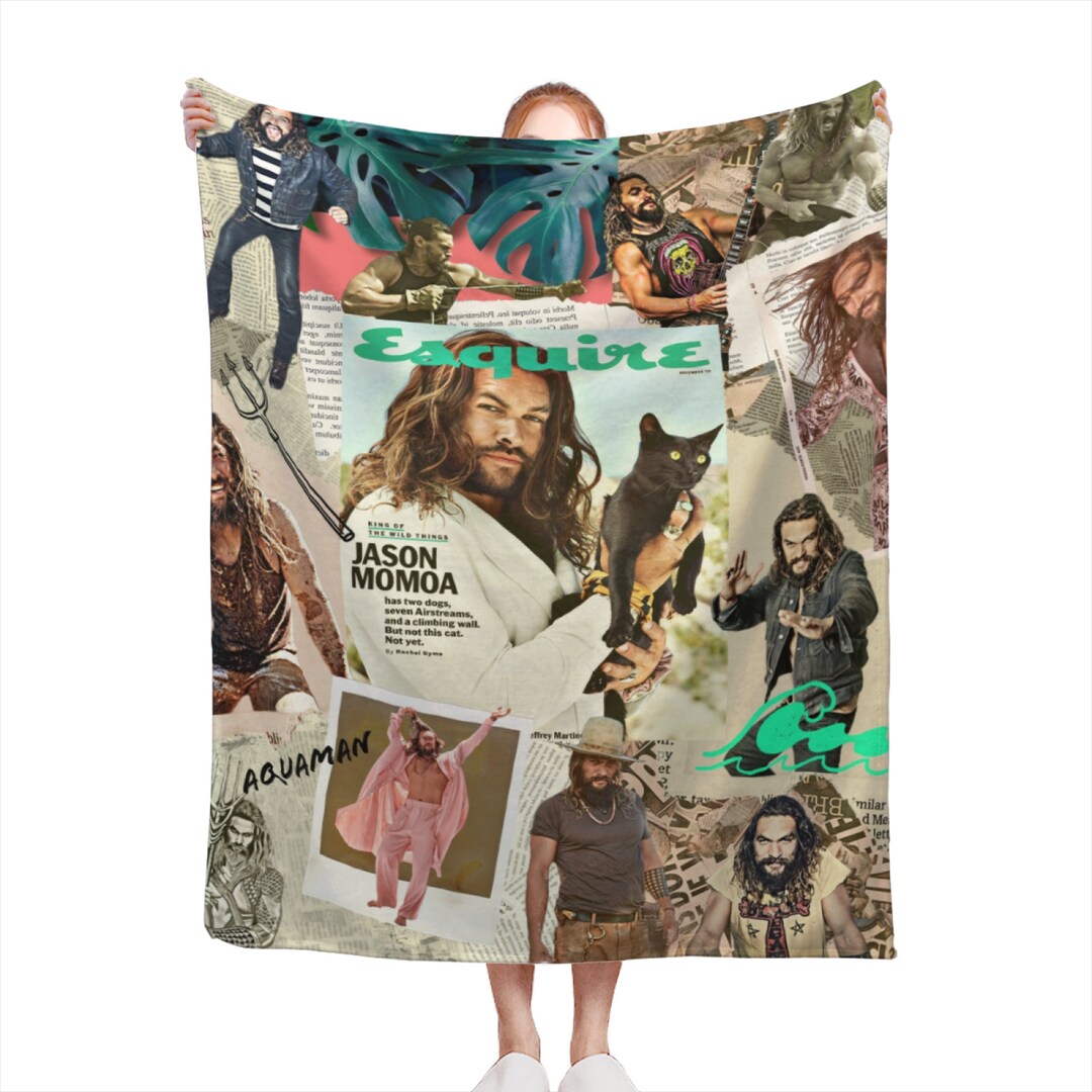 Jason Momoa Blanket Jason Momoa Blanket Multiple Sizes Actor Etsy