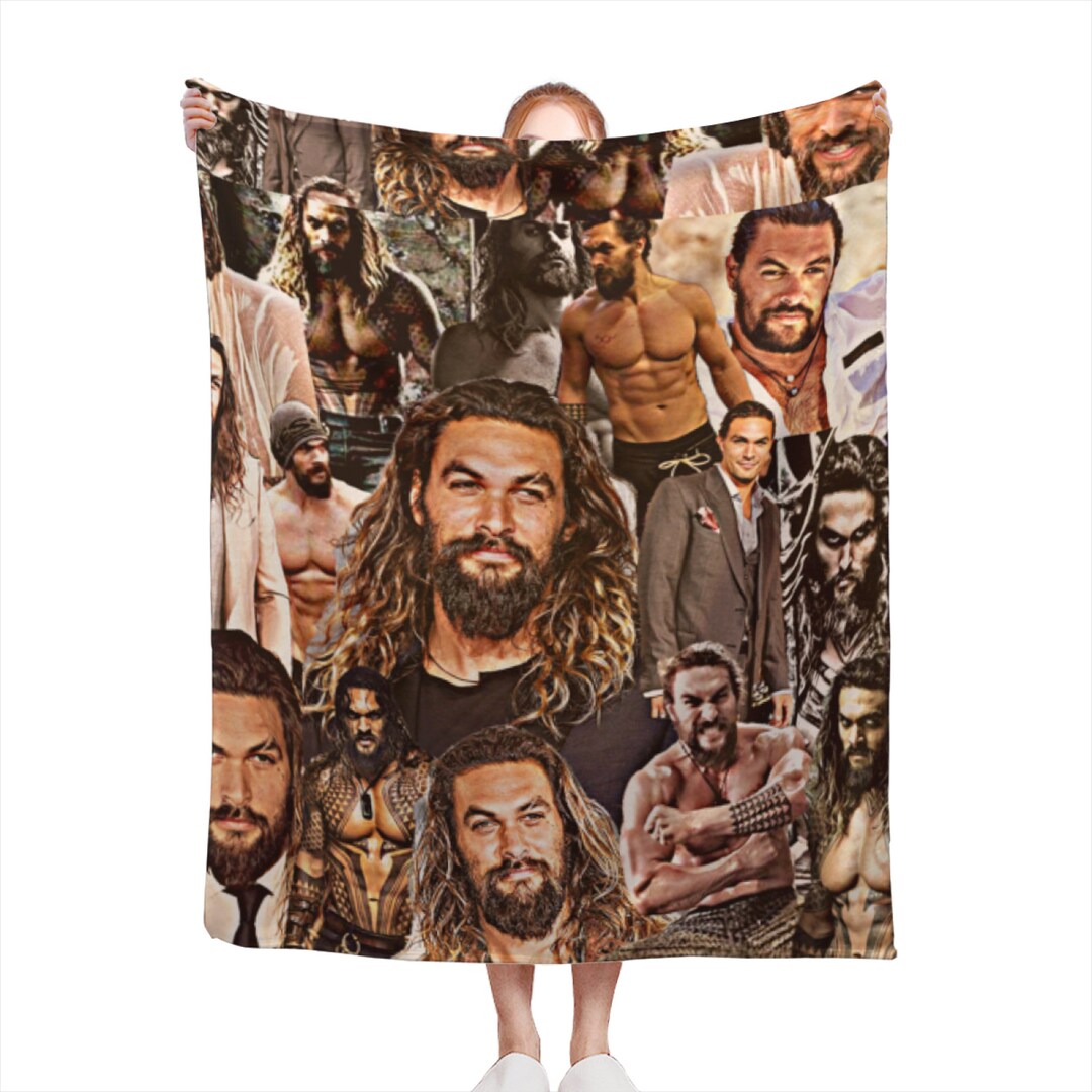 Jason Momoa Blanket Jason Momoa Blanket Multiple Sizes Actor Etsy