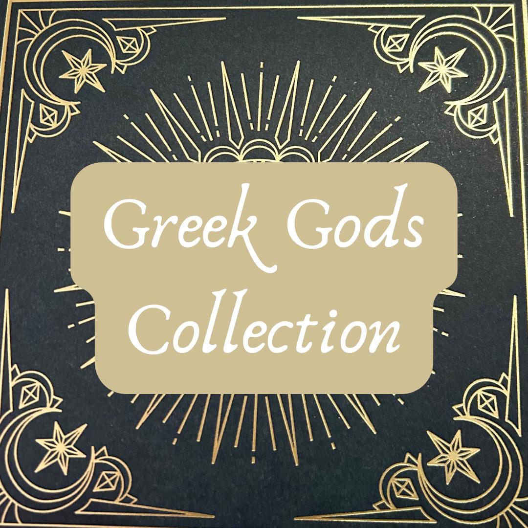 Silver Greek God Bracelet & Earring Set: Mythology Jewelry Gift