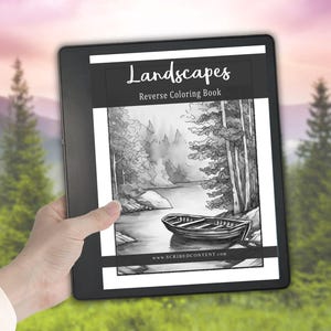 Landschaften Wendebuch für Kindle Scribe: 40 szenische Seiten (Hyperlinked PDF Download)