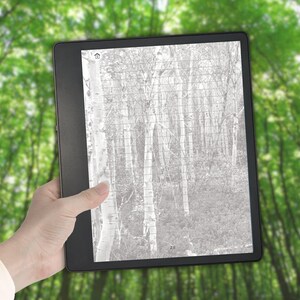 Forests Digital Notebook for Kindle Scribe: 40 Lined Journal Pages (Hyperlinlked PDF Download)