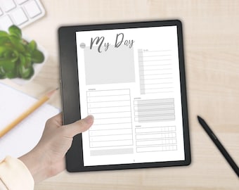 Agenda diaria Kindle Scribe: Sin fecha, con hipervínculos (descarga en PDF)