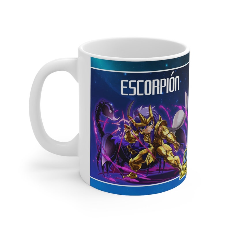Escorpion, Los Caballeros Del Zodiaco, Ceramic Mug 11 Oz - Etsy