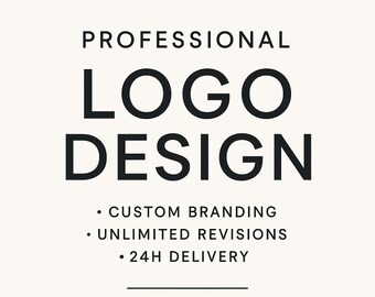Professional Minimalist Logo Design — Custom Branding with Unlimited Revisions — 24h Delivery