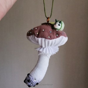 Caterpillar Mushroom Home Decor Larva Insect Worm Magic Plant Cute animal For nature lovers