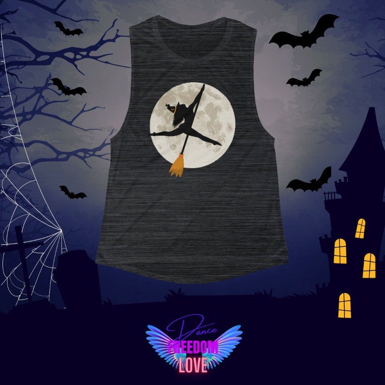 Pole Dancer Halloween Tank Top. Halloween Pole Dancing Muscle Tee. Fall Halloween Pole Dancing Shirt. Gift for Pole Dancer. Sexy Witch Shirt. Sexy Halloween Top for Pole Dancer. Stripper Halloween Shirt. Halloween Tank Top. Pole Instructor Shirt.