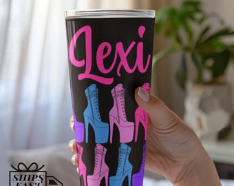 Pole Dancer Gift Custom Pole Dance Tumbler Personalized Stripper Present Pole Dancing Party Favor Pole Class Friend Gift Pole Class Gear Mug
