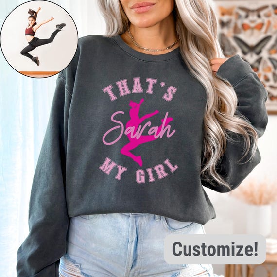 Felpa personalizzata per mamma cheerleader, maglione