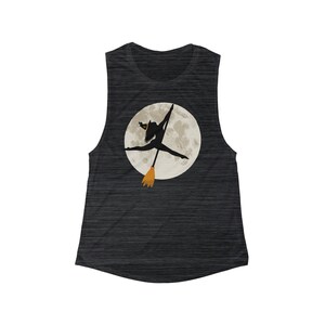 Pole Dancer Halloween Tank Top. Halloween Pole Dancing Muscle Tee. Fall Halloween Pole Dancing Shirt. Gift for Pole Dancer. Sexy Witch Shirt. Sexy Halloween Top for Pole Dancer. Stripper Halloween Shirt. Halloween Tank Top. Pole Instructor Shirt.