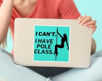 Pole Dancing Sticker Pole Dancer Sticker Pole Dancing Waterproof Vinyl Sticker Pole Dancer Gift for Pole Instructor Gift Pole Class Sticker