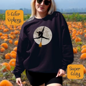 Pole Dance Halloween Sweatshirt Halloween Pullover für Pole Dancer Halloween Pole Dancer Hexe Pullover Pole Dance Shirt Pole Dancer Geschenk T