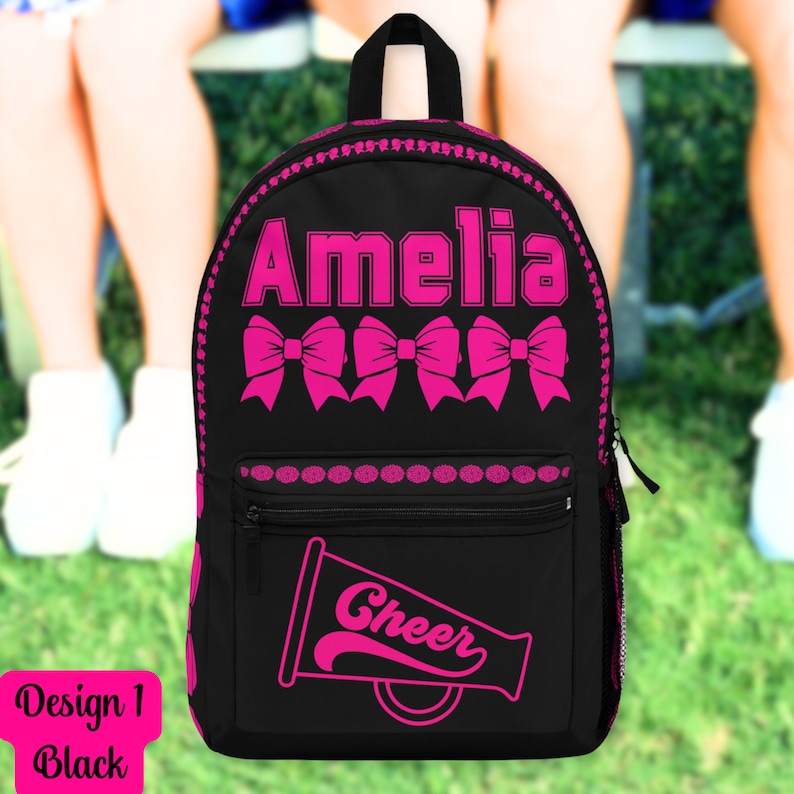 Cheerleader Backpack Custom Cheer Squad Gift Personalized Cheer ...