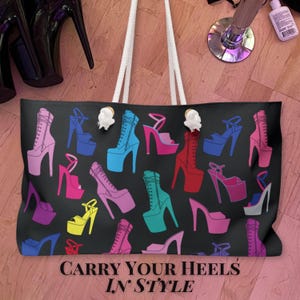 Pole Dancer Heels Bag For Pole Class Heels Bag Pole Heels Bag Pole Dancing Stilettos Bag Gift for Pole Dancer Pole Dancer Gift Pole Dancing