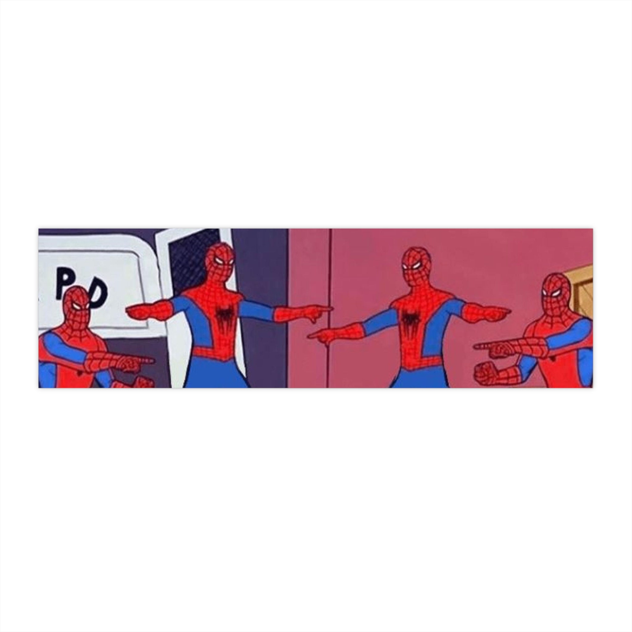 Spoderman Meme Outline