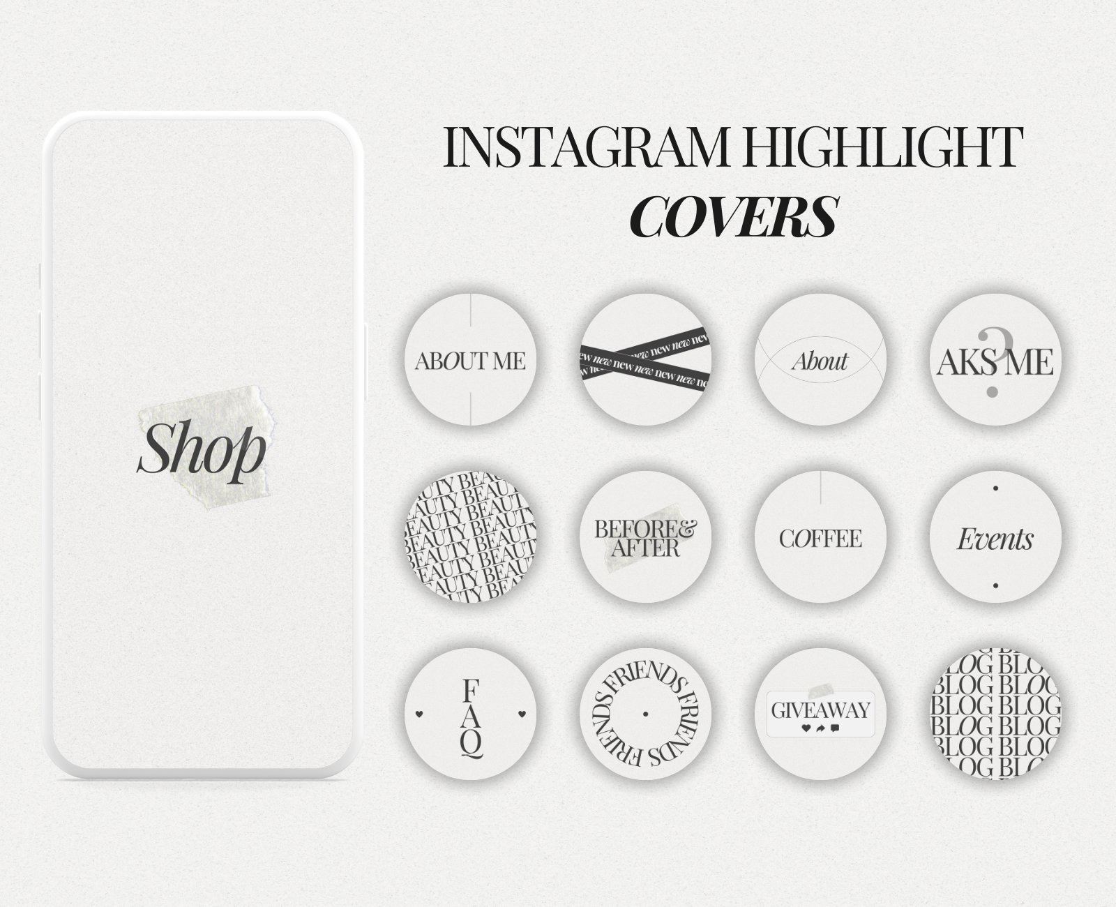 30 Instagram Highlights Covers Instagram Story Highlights Etsy