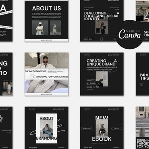 30 Instagram Post Templates for Canva Trendy Templates for Coach, Bloggers and Influencer