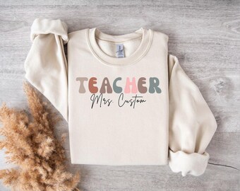 Custom Educator Crewneck Sweatshirt, Comfort Colors