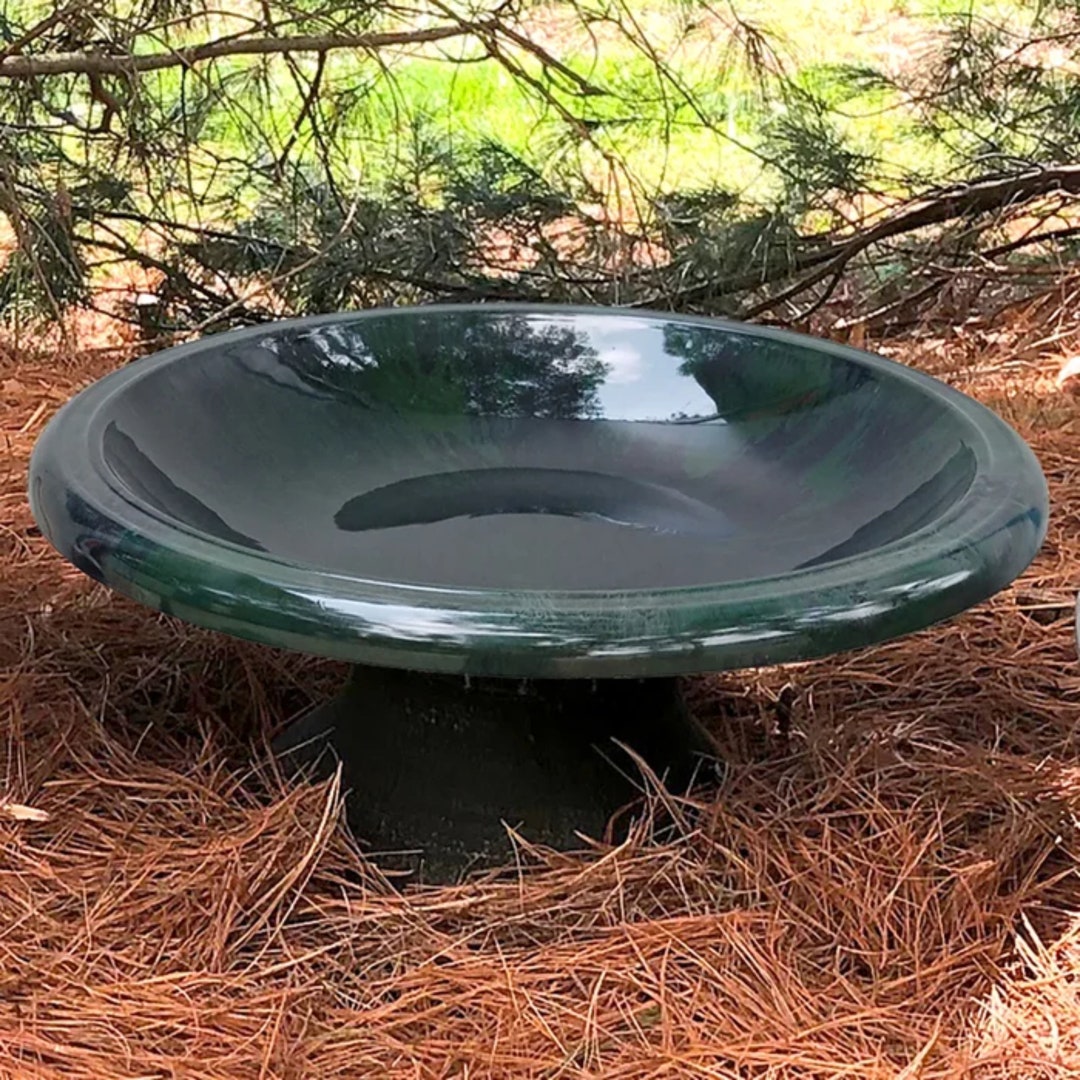 Plastic/acrylic Bird Bath Outdoor Birdbath Clay Bird Bath Etsy