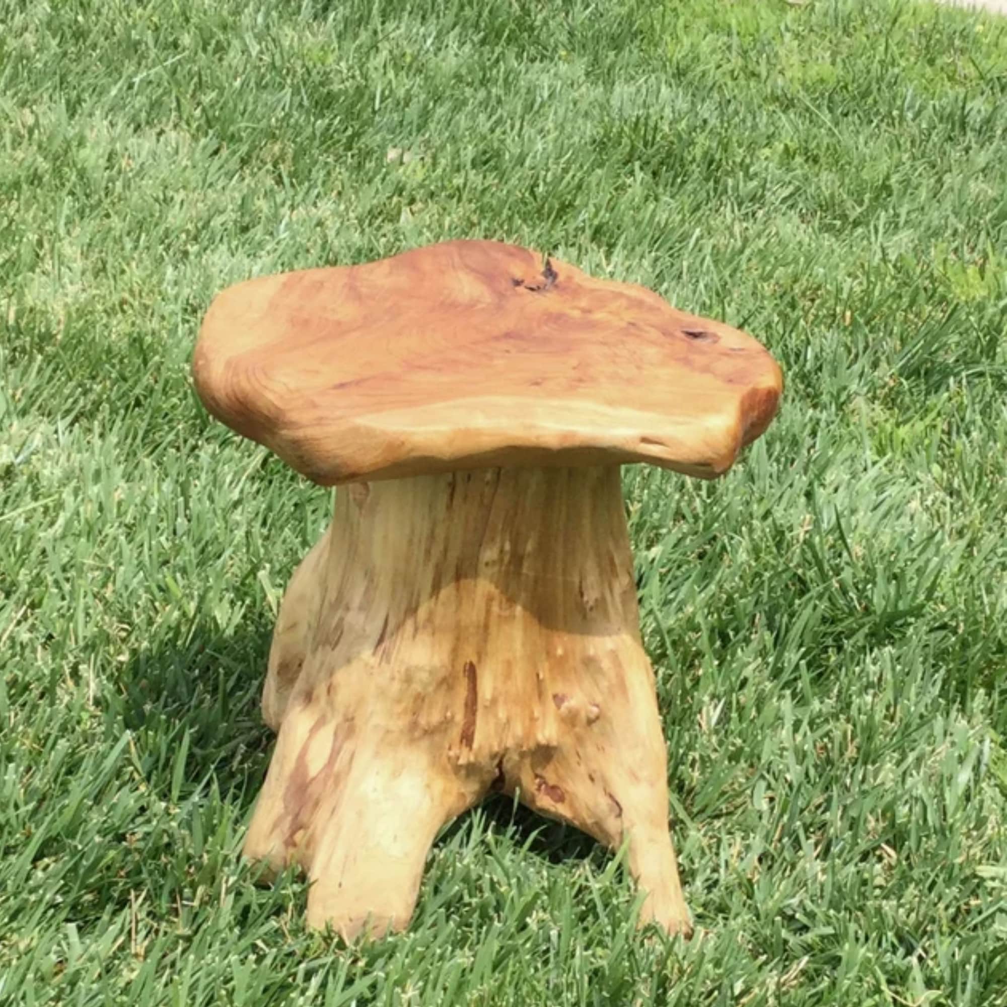 Solid Wood Accent Stool Reclaimed Stool Shower Stool Tree Etsy