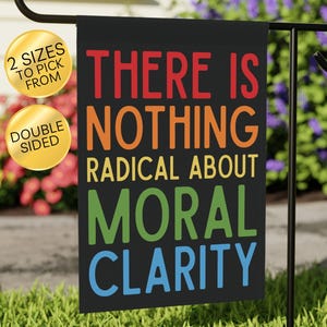 Garden Flag, AOC Quote Banner, Political Yard Decor, Feminist House Flag, Resist Activist Banner, Progressive Sign, Political Porch Flag