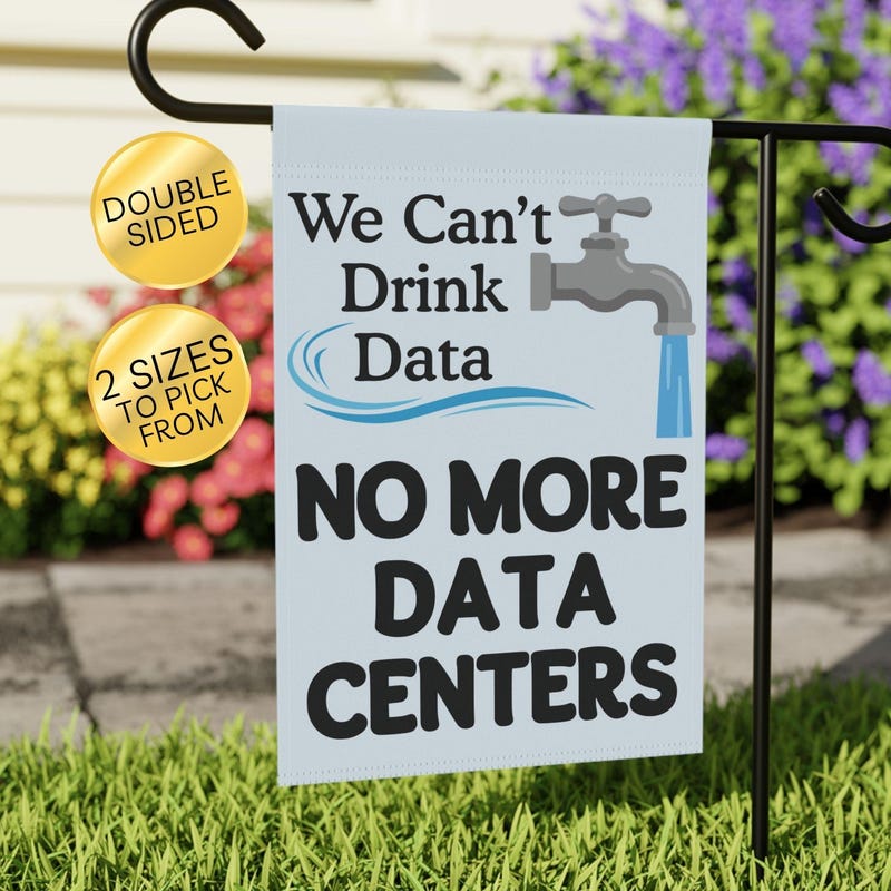 Not Data. Sign No Data Centers Sign - Etsy