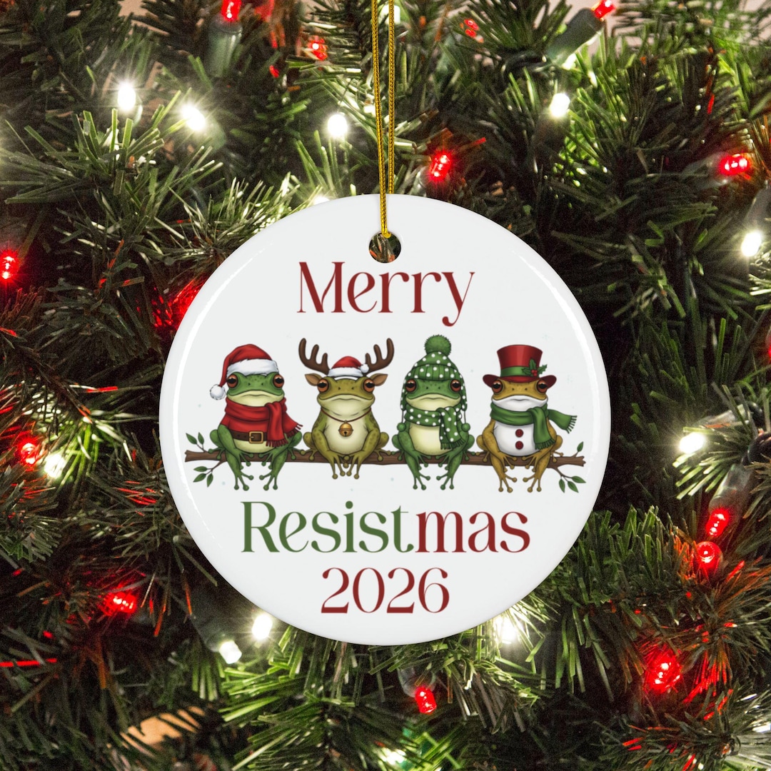 Resistmas Rabbit Anti-Trumpf-Keramik-Verzierung, lustiges ideelles Geschenk, frohes ...