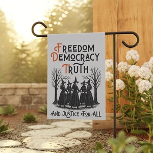 Garden Flag, Anti Trump House Banner, Liberal Activist Yard Sign, Democrat Porch Decor, Subtle Fuck Trump Fall, FDT Yard Decor, Anti Maga