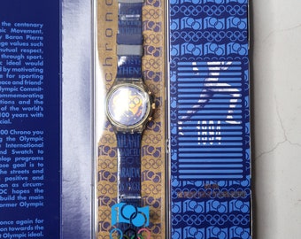 Collectors CENTENARY OLYMPIC Swatch Celebrating 1894-1994