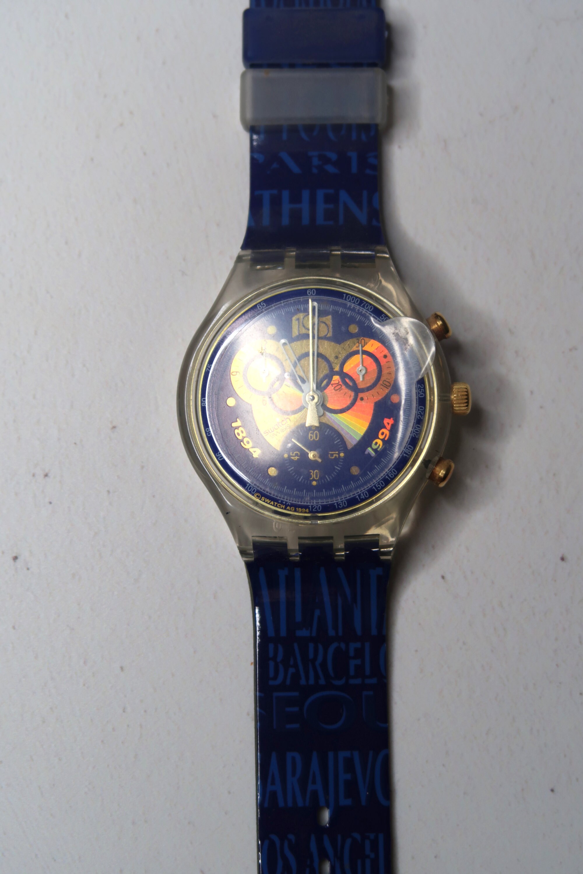 swatch 1894-1994 オリンピック記念時計 Collectors CENTENARY OLYMPIC Swatch Celebrating 1894-1994