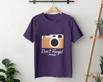 Vergiss nicht zu spielen T Shirt, Wandern Shirt, Reisen Geschenk Shirt, Outdoor Shirt, Wandern Shirt, Abenteuer Shirt, Geschenk für Camper