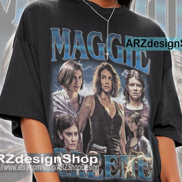 Limited Maggie Greene  Shirt Gift Graphic Tee Horror movie T-Shirt Vintage 90s Maggie Greene shirt Unisex Character Movie PM359