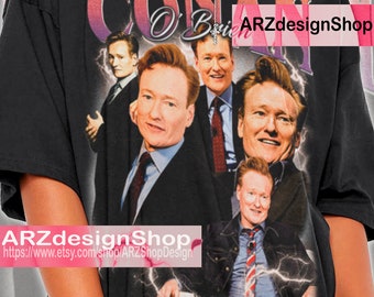 Conan O'Brien Shirt Gift For Man Homage Conan O'Brien T-Shirt Vintage 90s Unisex Tees Bootleg Retro ENG1493