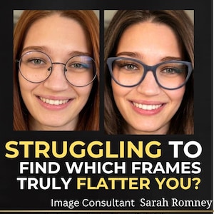 Personalized Eyeglass Style Guide | Face Shape, Color Analysis (Digital Download)