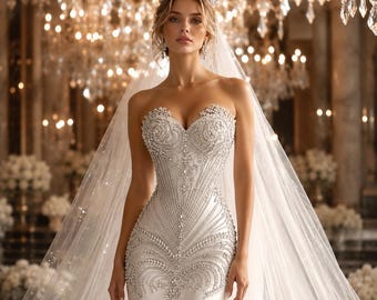 10 Color Rhinestone Bodice Applique, Sew on Crystal Applique for Wedding Dress, Bridal Gown Patch, Prom Dress Embellishment