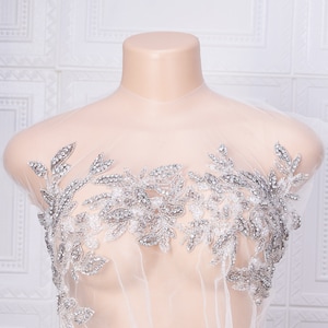 crystal beading patterns for dresses How to BEAD on a DRESS for Beginners