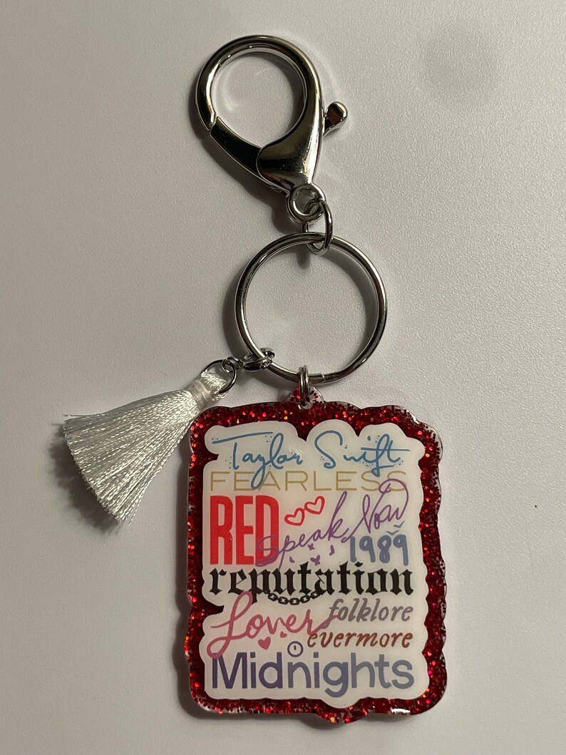 Taylor Swift Keychain Etsy