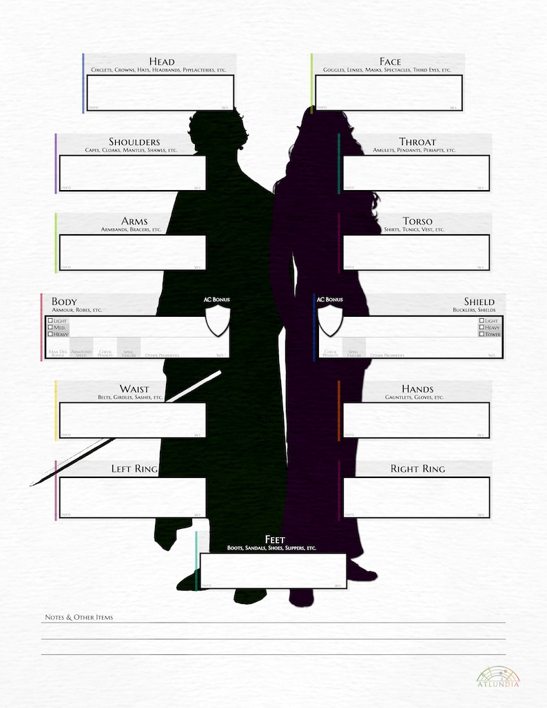 Dungeons and Dragons 3 5 Character Sheet Etsy Dungeons and Dragons 3 5 Character Sheet Etsy