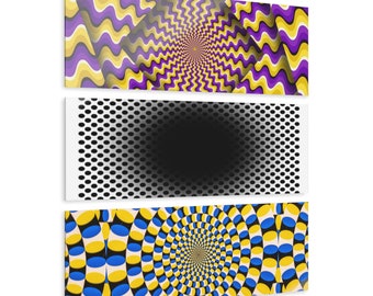 Optical Illusion Optometry Clinic Wall Art for Optometrist Office & Ophthalmology Decor Visual Perception Neuroscience Ophthalmologist Gift