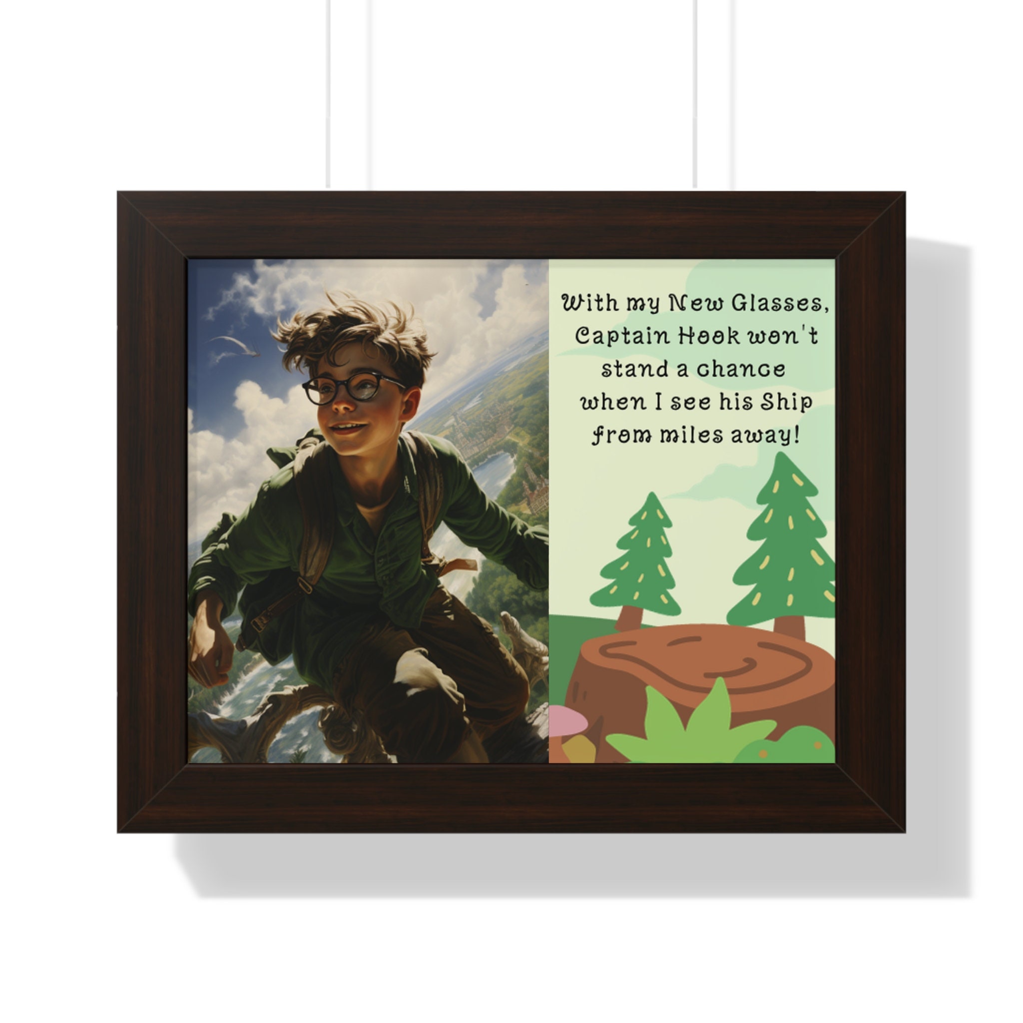 Peter Pan Print Pediatric Eye Care Motivation Amblyopia Glasses Ideal ...