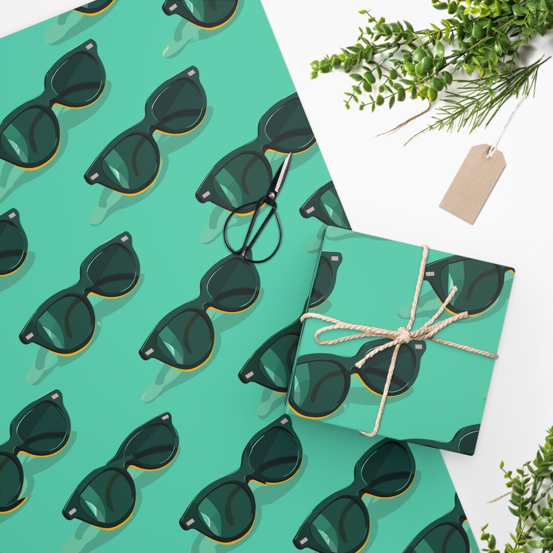 Optometry Wrapping Paper for Optician Gift Eyeglasses Wrap Christmas Graduation Paper