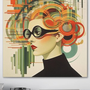 Optometrist Art Optometry Gift Optician 60s Wall Art Sunglasses Optical ...