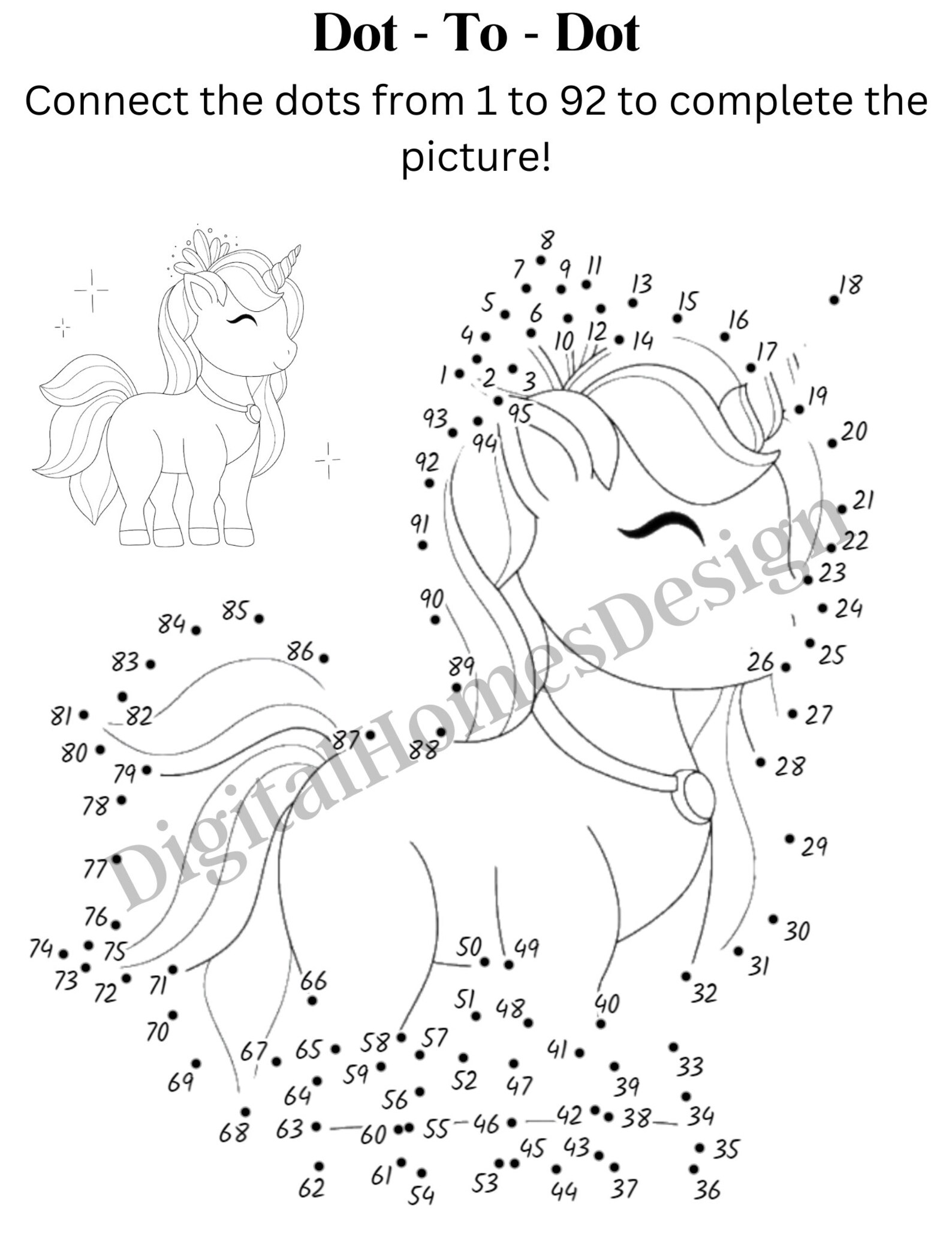 5 Connect the Dot to Dot for Kids, Dot to Dot Printable, Connect the