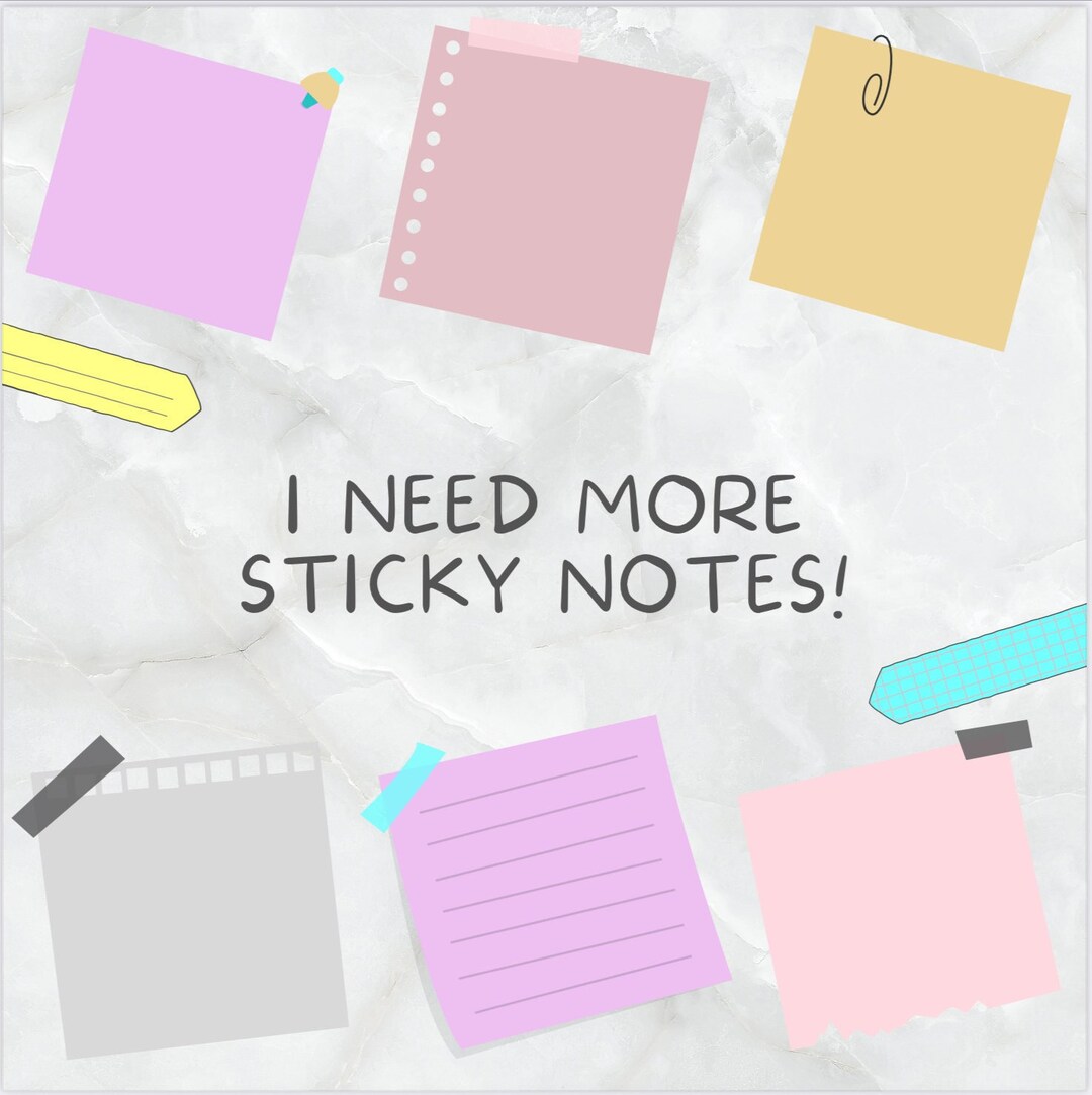 Sticker Notes - Etsy