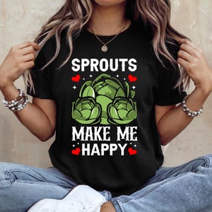 Brussels Sprouts Sunday T-shirt, Dinner Leafy Vegetables Food Dishes Apparel, Brussels Sprouts Salad, Healthy Cooking Food Tee