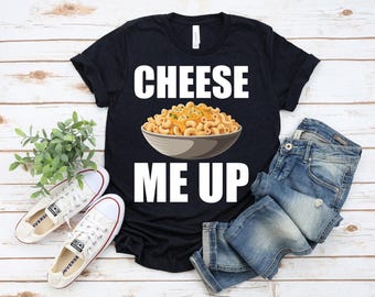 Mac und Käse-Liebhaber Makkaroni T-Shirt Käse mich Geschenk Cooler Pasta-Käse-Entwurf für das Kochen der Köche der käsigen Nudeln T-Shirt